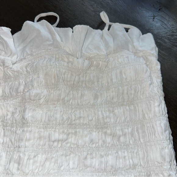 Aritzia Wilfred Portea Linen Dress White - Picture 5 of 8